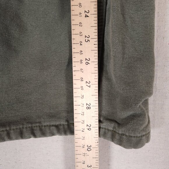 Carhartt Original Fit Flannel Lined Carpenter Pants Mens 42x32 Utility ~36x29.5 - Picture 6 of 16